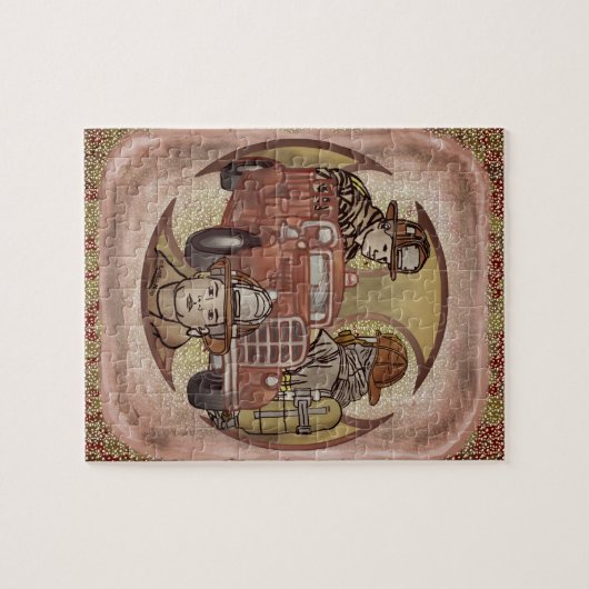 Brandweerman Broers puzzel (Horizontaal)