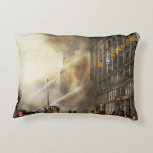 Brandweerman - Brooklyn NY - Verrassing 1909 Decoratief Kussen
