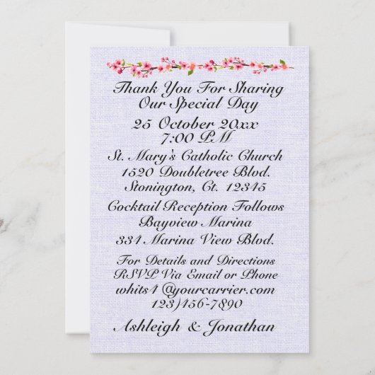 Brandweerman bruiloft uitnodiging (Achterkant)