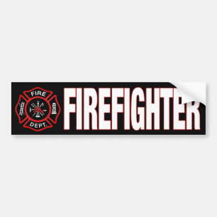 brandweerman bumpersticker