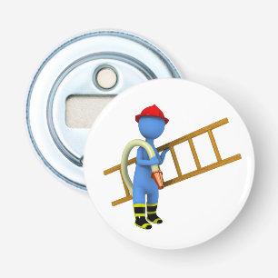brandweerman button flesopener