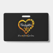 Brandweerman Cadeau | Gepensioneerde Brandweerman Badge (Achterkant)