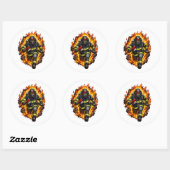 Brandweerman Chibi Sticker Schattige Brandweerman (Vel)
