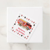 Brandweerman Child Birthday Party Theme Design Bedankjes Labels (In situ)