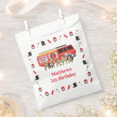 Brandweerman Child Birthday Party Theme Design Bedankzakje (Geknipt)