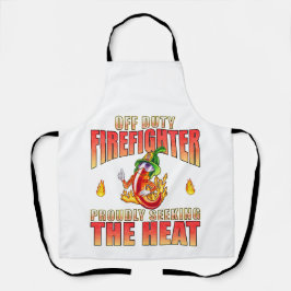 Brandweerman Chili zoekt trots warmte Schort