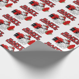 brandweerman Dalmatian Dog Fire Hydrant Birthday Cadeaupapier