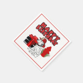 brandweerman Dalmatian Dog Fire Hydrant Birthday Servet (Hoek)