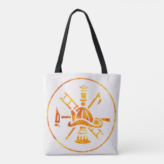 Brandweerman damestas of werk op het strand tote bag