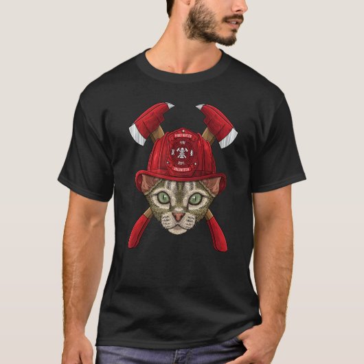 Brandweerman Devon Rex Brandweerjongens Kinderen B T-shirt (Voorkant)