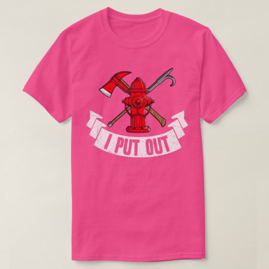 Brandweerman die ik uitzet t-shirt (Design voorkant)