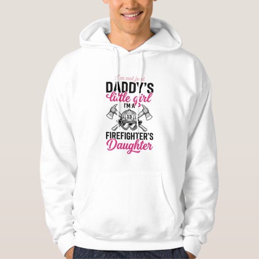 Brandweerman Dochter Citaat Vector T-shirt Ontwerp (Voorkant)