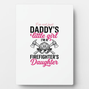 Brandweerman Dochter Citaat Vector T-shirt Ontwerp Fotoplaat