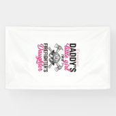 Brandweerman Dochter Citaat Vector T-shirt Ontwerp Spandoek (Horizontaal)