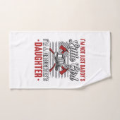 Brandweerman Dochter Vintage Handdoek (Handdoek)