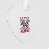 Brandweerman Dochter Vintage Ornament (voorkant)