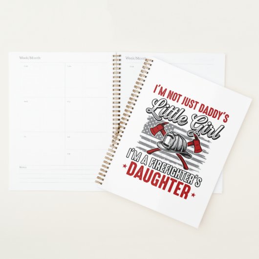 Brandweerman Dochter Vintage Planner (Display)