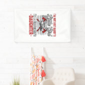 Brandweerman Dochter Vintage Spandoek (Insitu)