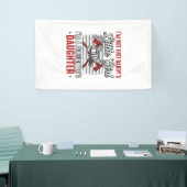 Brandweerman Dochter Vintage Spandoek (Beurs)