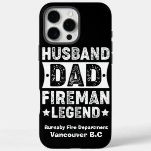Brandweerman draagt shirt iPhone 16 pro max hoesje