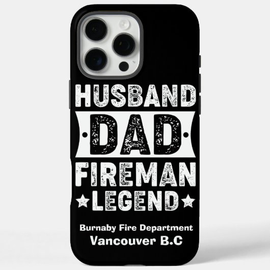 Brandweerman draagt shirt Case-Mate iPhone case (Achterkant)