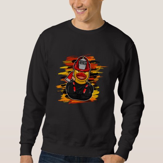 brandweerman Duck Trui (Voorkant)