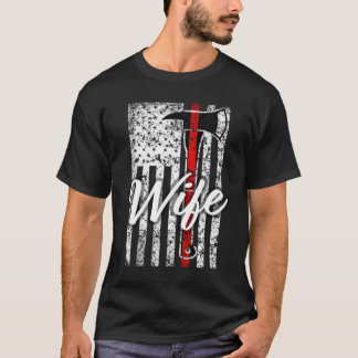 Brandweerman Dünne Rode Lijn T-shirt