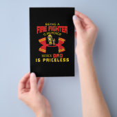 brandweerman - een brandweervader flyer (Hand)