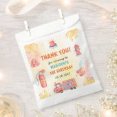 Brandweerman eerste verjaardagsfeest bedankzakje (Geknipt)
