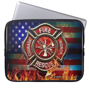 Brandweerman Embleem Laptoptas Laptop Sleeve