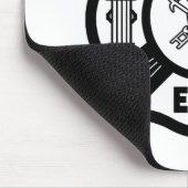 Brandweerman EMT Mousepad Muismat (Hoek)