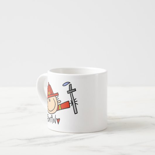 Brandweerman Espresso Kop (Links)