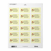 Brandweerman Etiket (Full Sheet)