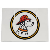 Brandweerman Feestcadeautas Groot Cadeauzakje (Voorkant)