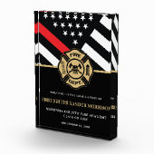 Brandweerman Fire Academy Afstudeerfeest Welkom Fotoblokken (Rechts)