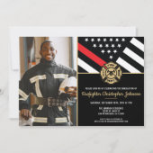 Brandweerman Fire Academy Afstuderen Brandweerman Kaart (Voorkant)