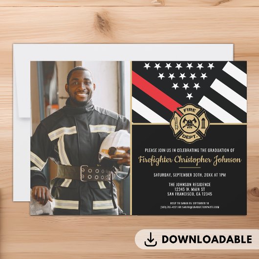 Brandweerman Fire Academy Afstuderen Brandweerman Kaart