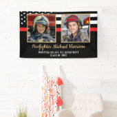 Brandweerman Fire Academy Afstuderen Brandweerman  Spandoek (Insitu)