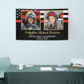 Brandweerman Fire Academy Afstuderen Brandweerman  Spandoek (Beurs)