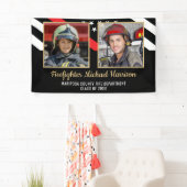 Brandweerman Fire Academy Afstuderen Brandweerman Spandoek (Insitu)