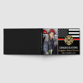 Brandweerman Fire Academy Flag Afstuderen Foto Gastenboek (Volledig)