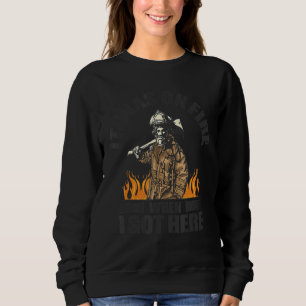 Brandweerman Fire Pun Brandbestrijding Redding Bra Trui