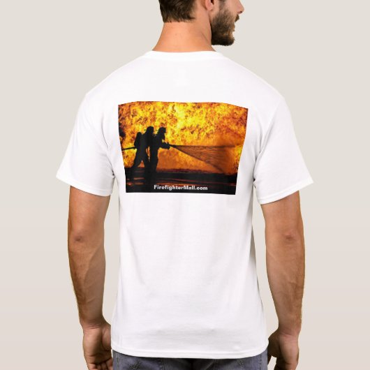 Brandweerman Fire Rescue T-shirt (Achterkant)