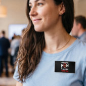 brandweerman | Firefighter Mam Sommige mensen Naambadge