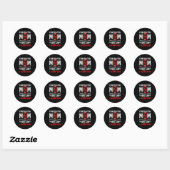 brandweerman | Firefighter Mam Sommige mensen Ronde Sticker (Vel)