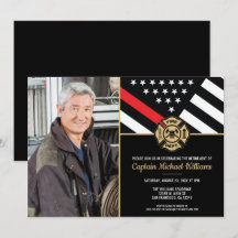 Brandweerman Foto Rode lijn Vlag Brandweerman Pens