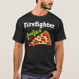 Brandweerman (Funny) Pizza T-shirt