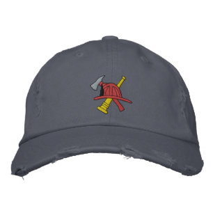 brandweerman geborduurd Pet