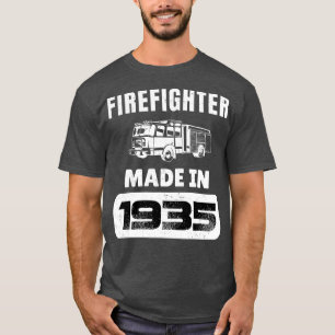  brandweerman geboren in 1935 88 jaar oud Fath T-shirt