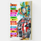 BRANDWEERMAN GELUKKIG PENSIOEN SPANDOEK (Verticaal)